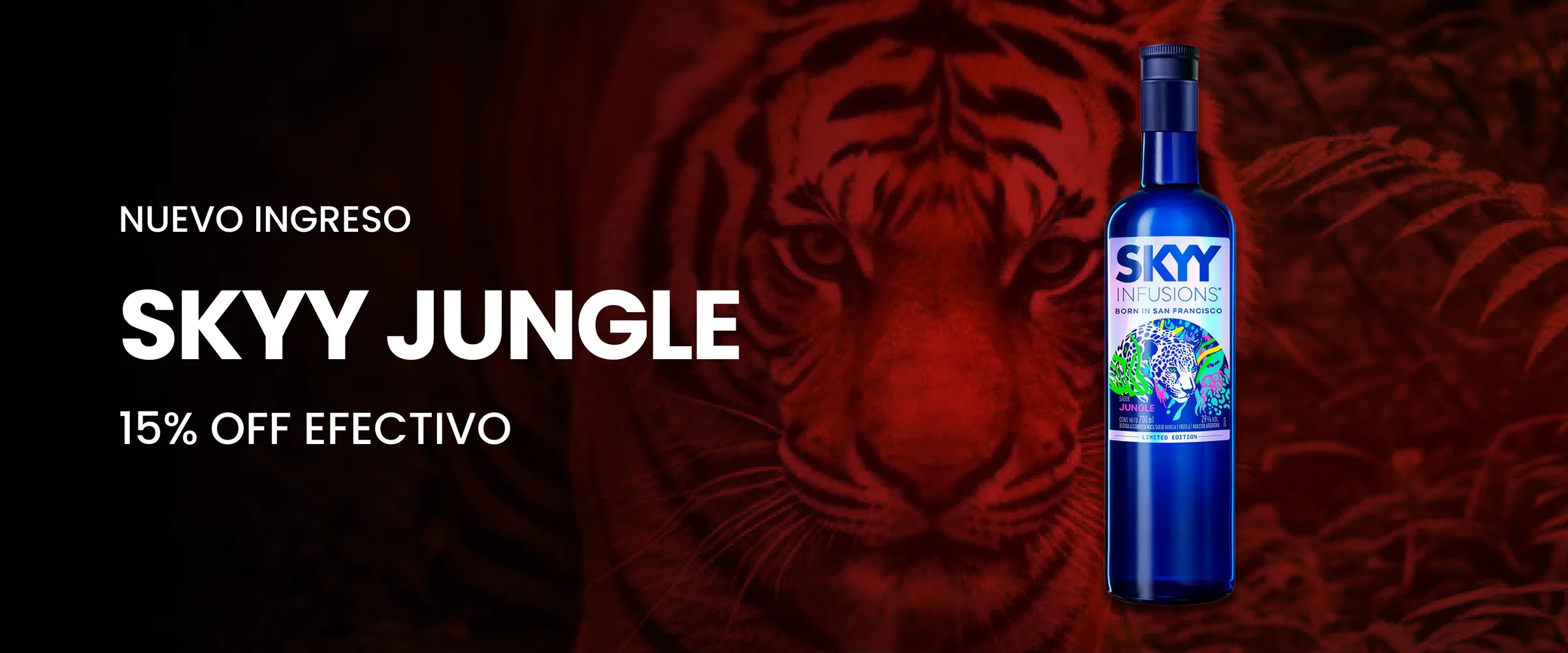 Nuevo ingreso: Skyy Jungle. 15% off en efectivo.